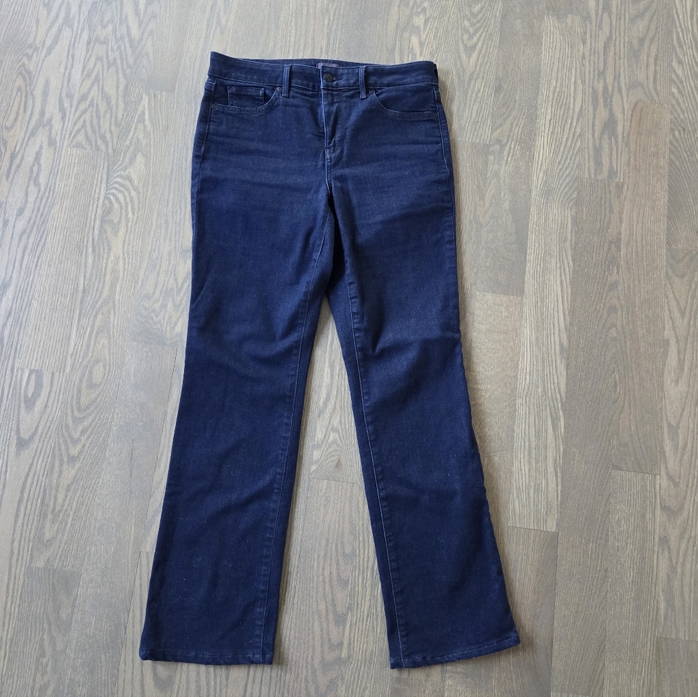 NYDJ Dark Blue Straight Jeans